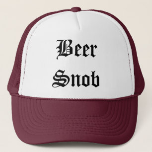Casquette snob de camionneur de bière
