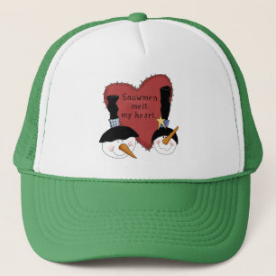 Casquette Snowmen Melt My Heart Tshirts et cadeaux