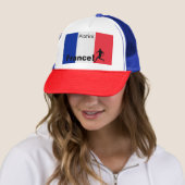 Casquette Soccer France, personnalisable (En situation)