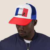 Casquette Soccer France, personnalisable (En situation)