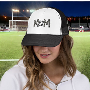 Casquette Soccer Maman Trendy Polka Dot Soccer Ball Custom