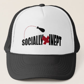 Casquette socialement incompétent de X