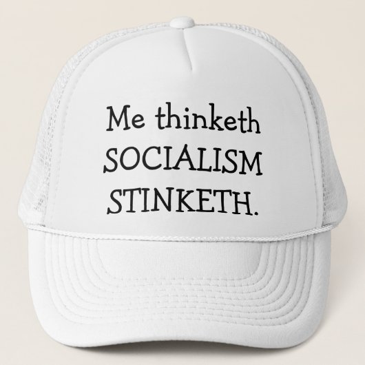 CASQUETTE SOCIALISME STINKETH (Devant)