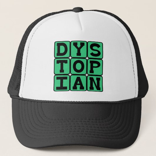 Casquette Société dystopique et misérable (Devant)