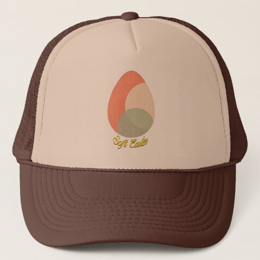 Casquette Soft Easter – Pastel Egg Illustration - boné (Devant)