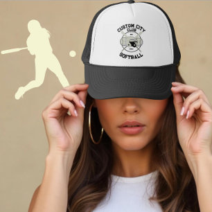 Casquette Softball Club personnalisé & City Name Joueur cade