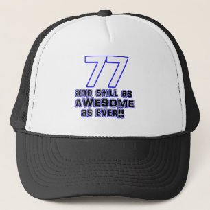 Casquette soixante-dix-septième conception d'anniversaire