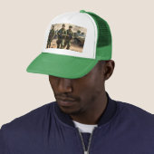 Casquette Soldats australiens du pied de l'armée, Tshirt gar (En situation)