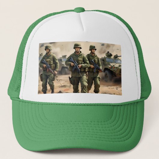 Casquette Soldats australiens du pied de l'armée, Tshirt gar (Devant)