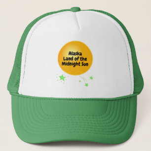 Casquette Soleil de minuit doré de l'Alaska