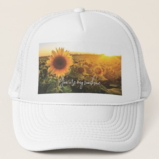 Casquette Soleil tournesol (Devant)