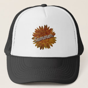 CASQUETTE SOLEIL TOURNESOL VINTAGE ÉTÉ