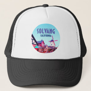 Casquette Solvang Danish Downtown California Vintage