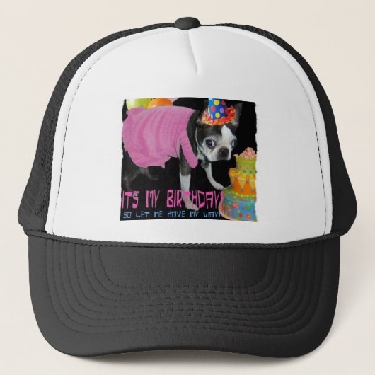 CASQUETTE SON MON ANNIVERSAIRE (Devant)