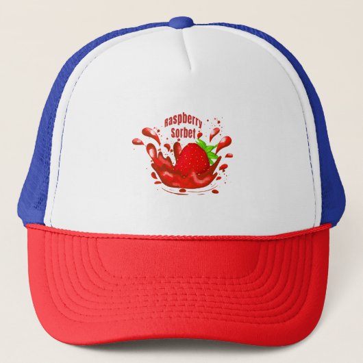 Casquette Sorbet de framboise (Devant)