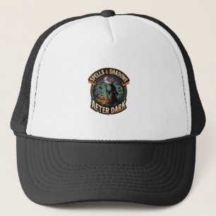 Casquette Sorcière d'Halloween Nuit de citrouille
