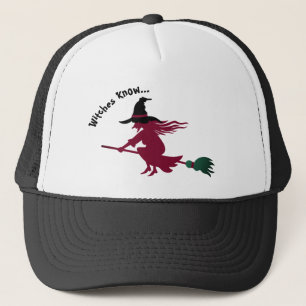 Casquette Sorcières vintages Citer Broomstick noir blanc