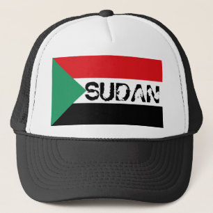 Casquette soudanais de souvenir de drapeau du