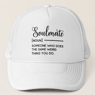 Casquette Soulmate Quelqu'Un Qui Fait La Même Chose Étrangèr