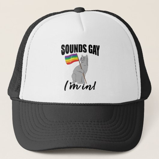 Casquette Sounds Gay I'm (Devant)