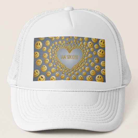CASQUETTE SOURIRE DE BONHEUR (Devant)