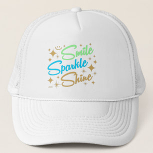 Casquette SOURIRE, ÉCLAIRER, BRILLER ! motivant et inspirant