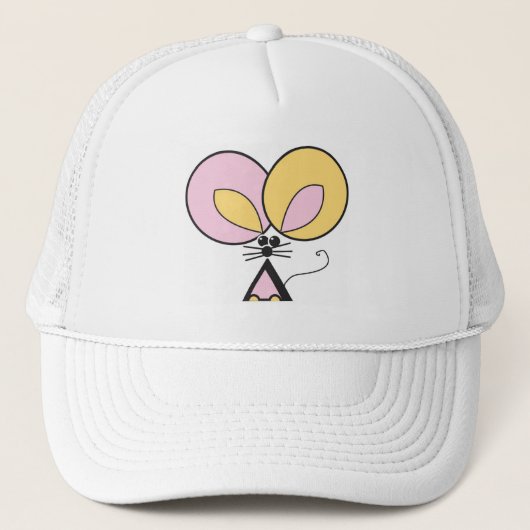 Casquette Souris rose (Devant)