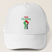 Casquette Soutenez la Palestine avec cette Palestine libre (Devant)