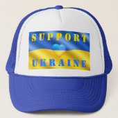 Casquette Soutenez Ukraine Trucker Hats Freedom (Devant)