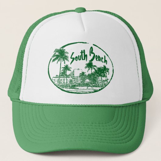 CASQUETTE SOUTH BEACH MIAMI SUN GEAR (Devant)