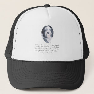 Casquette Souvenirs de Vieux Chien de Berger Anglais