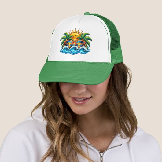 Casquette Souvenirs d'été sur 1 (En situation)