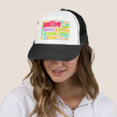 Casquette Soyez positif ! Restez positif ! (En situation)