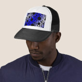 Casquette Space Bubble Spots - Blanc/Bleu (En situation)