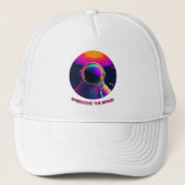Casquette Space Trucker : S'Approprier L'Espace (Devant)
