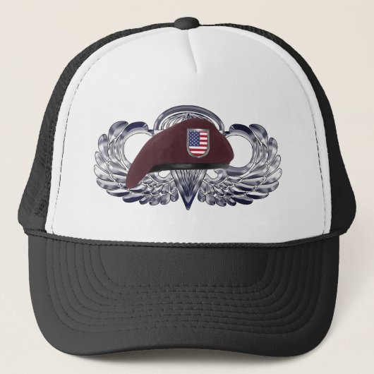 Casquette Specially Designed Beret on Basic Airborne Wings (Devant)