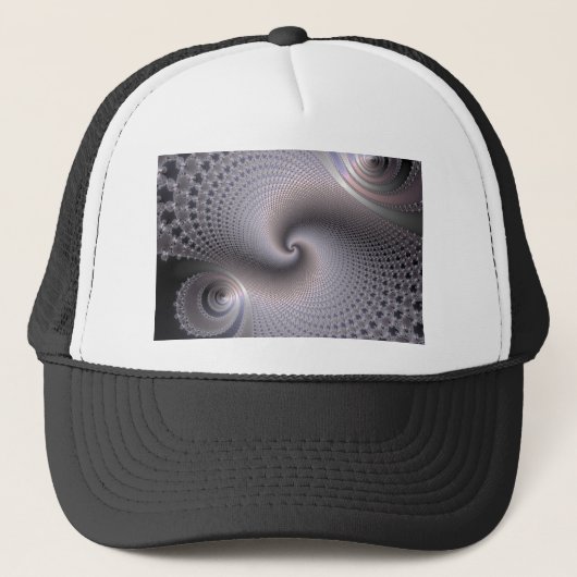 Casquette Spirales sans fin - Art Fractal (Devant)