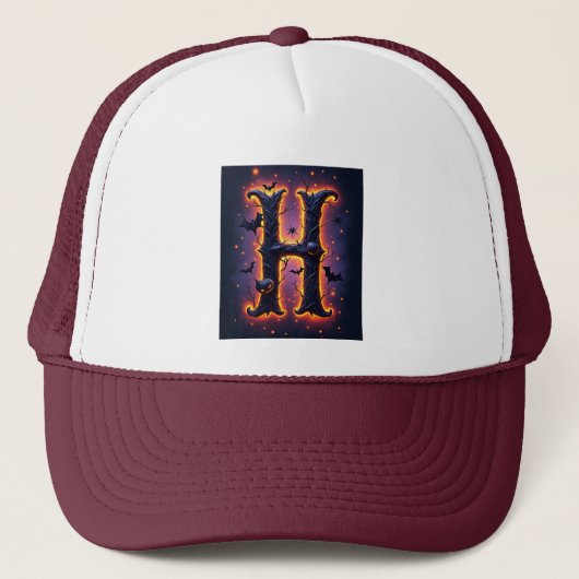 Casquette Spooky Letter H Men's Tee Shirt (Devant)