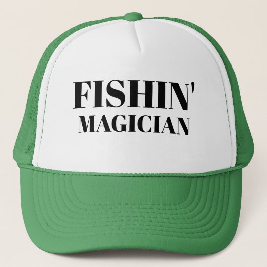 Casquette Sports Pêche Funny Baseball FISHIN' MAGIC Lucky (Devant)