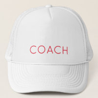 Sports Team Spirit COACH Cadeau Texte personnalisé