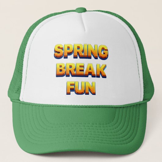 Casquette Spring Break Fun (Devant)