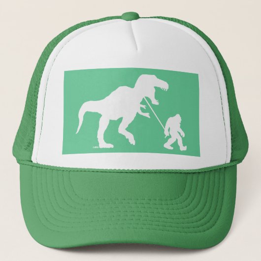 Casquette Squatchin allé avec T-rex (Devant)