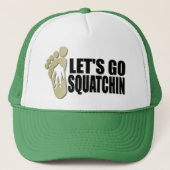Casquette Squatchin allé : Bobo ne trouvera jamais Bigfoot (Devant)