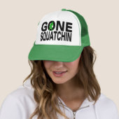 Casquette Squatchin allé (logo vert) (En situation)