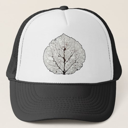 Casquette Squelette de feuilles d'Aspen 1 (Devant)