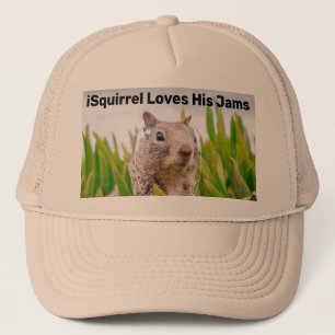 Casquette Squirel Music Lover Music Jams