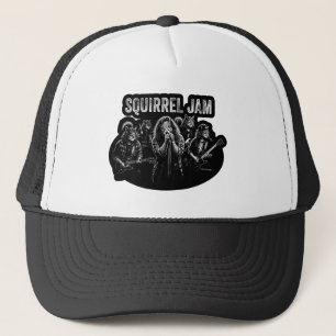 Casquette Squirrel Jam - Parodie de groupe de rock vintage d