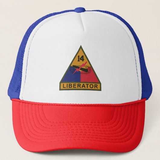 Casquette SSI - 14e division blindée avec bande de nom (Devant)