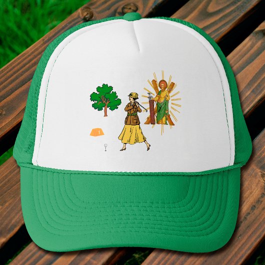Casquette St. Andrew et golfeuse chic