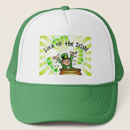 Casquette ST. Chapeau de camion Patricks (Devant)